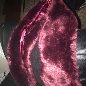 Faux fur scarf